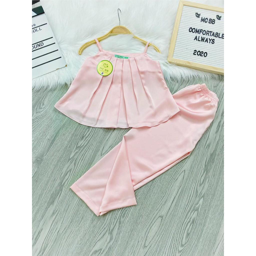 pijama áo 2 dây quần dài