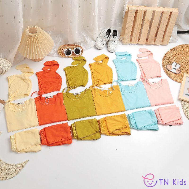 Bộ tay dài thun lạnh mềm mịn mát cho bé trai, bé gái từ 5kg-15kg