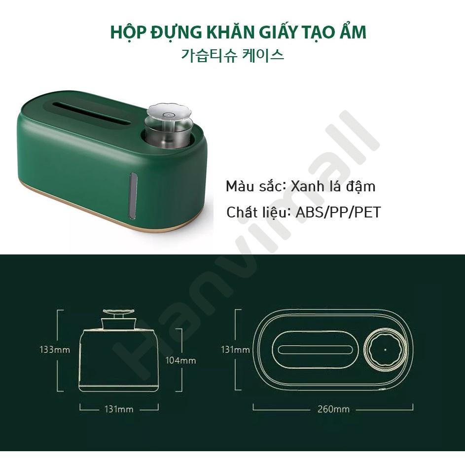 Hộp đựng khăn giấy khô/ướt thiết kế độc đáo tiện dụng cho gia đình