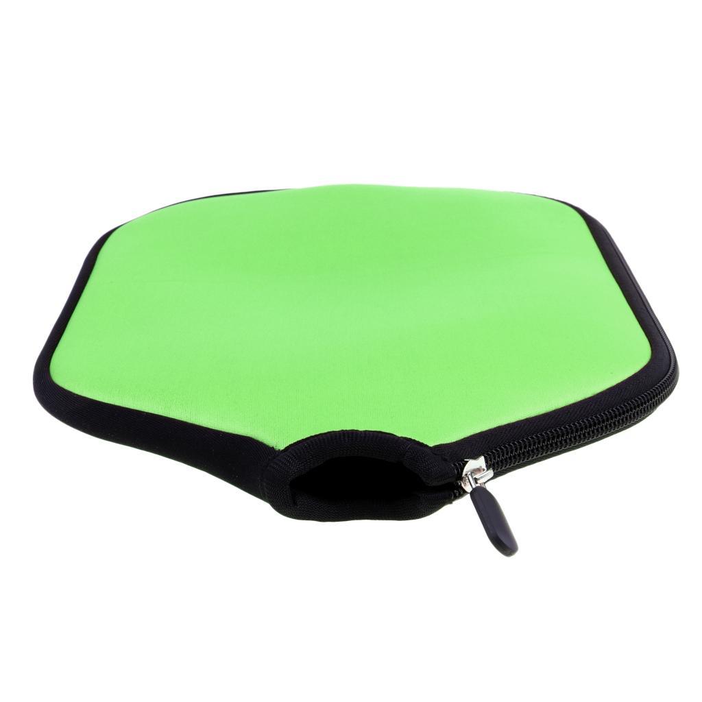 2xPremium Neoprene Pickleball Paddle Cover Zipper Protective Cover Case A20
