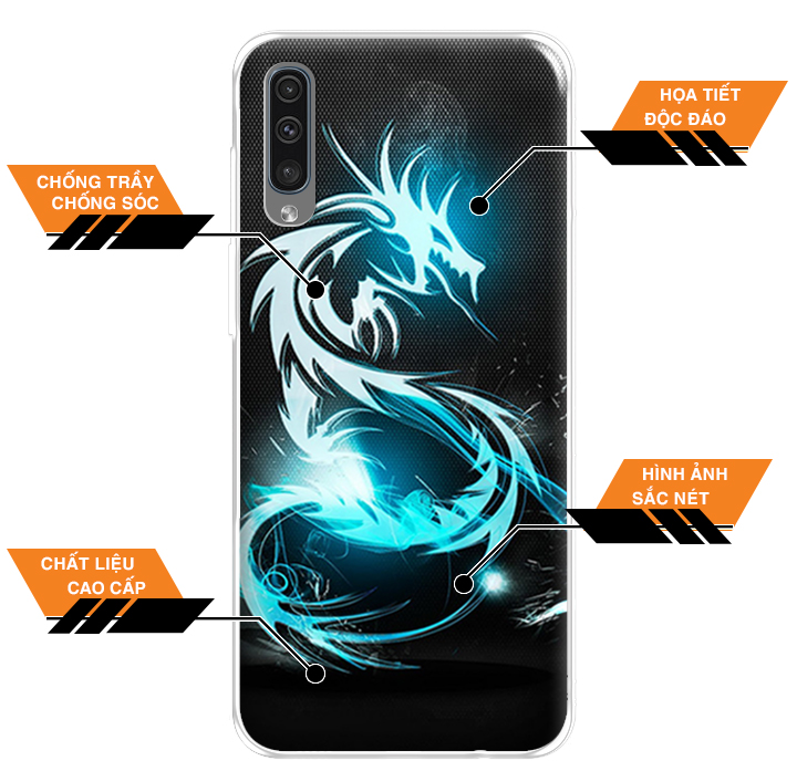 Ốp lưng dành cho điện thoại Samsung Galaxy A7 2018/A750 - A8 STAR - A9 STAR - A50 - 0245 DRAGON01