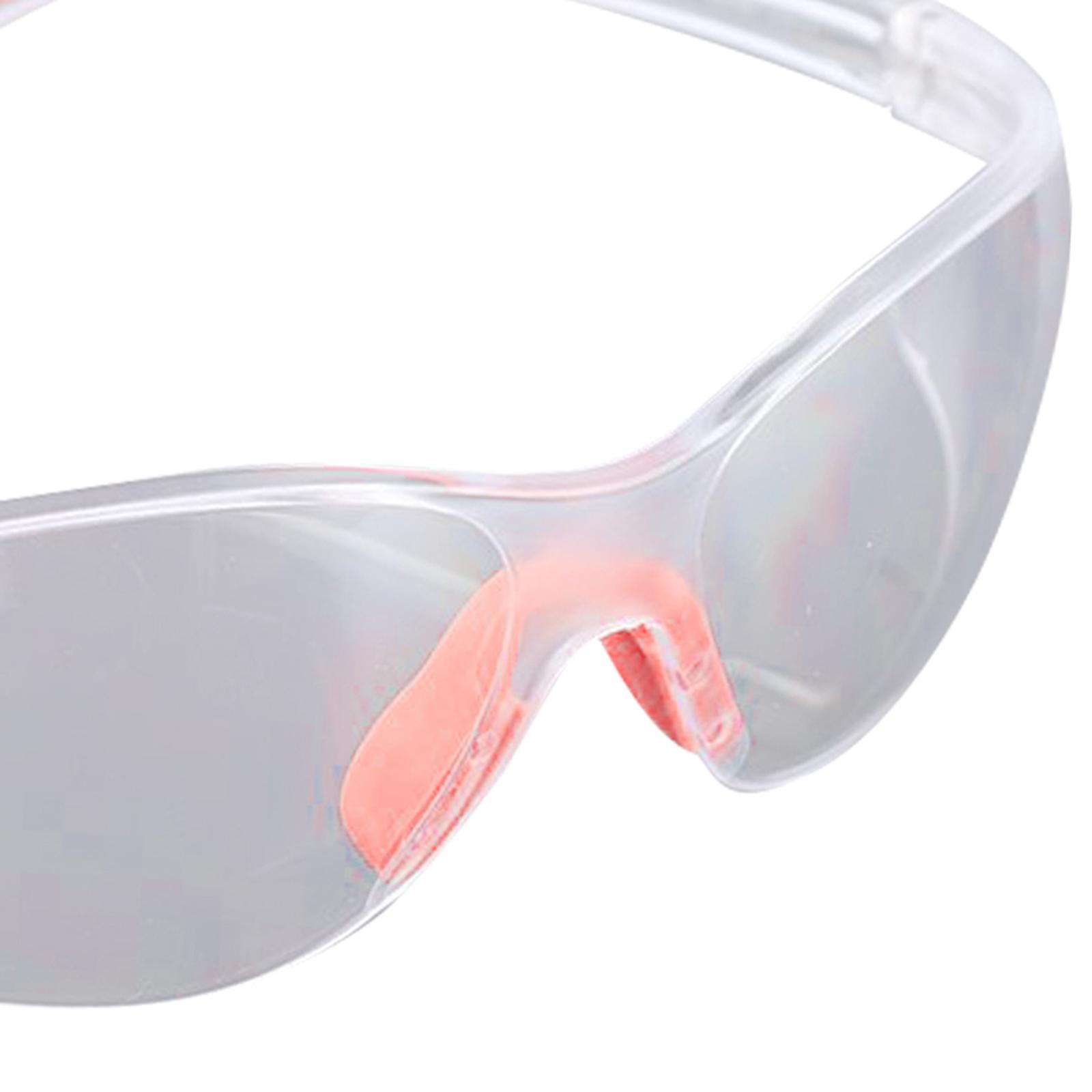 2xSafety Glasses Transparent Work Glasses Perfect Eye Protection for Women Men White