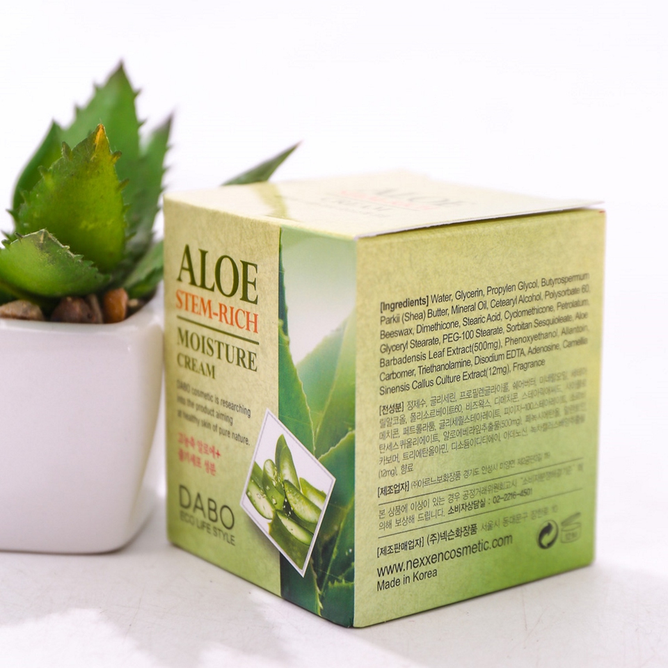 KEM DƯỠNG DA LÔ HỘI DABO ALOE STEM-RICH MOISTURE CREAM