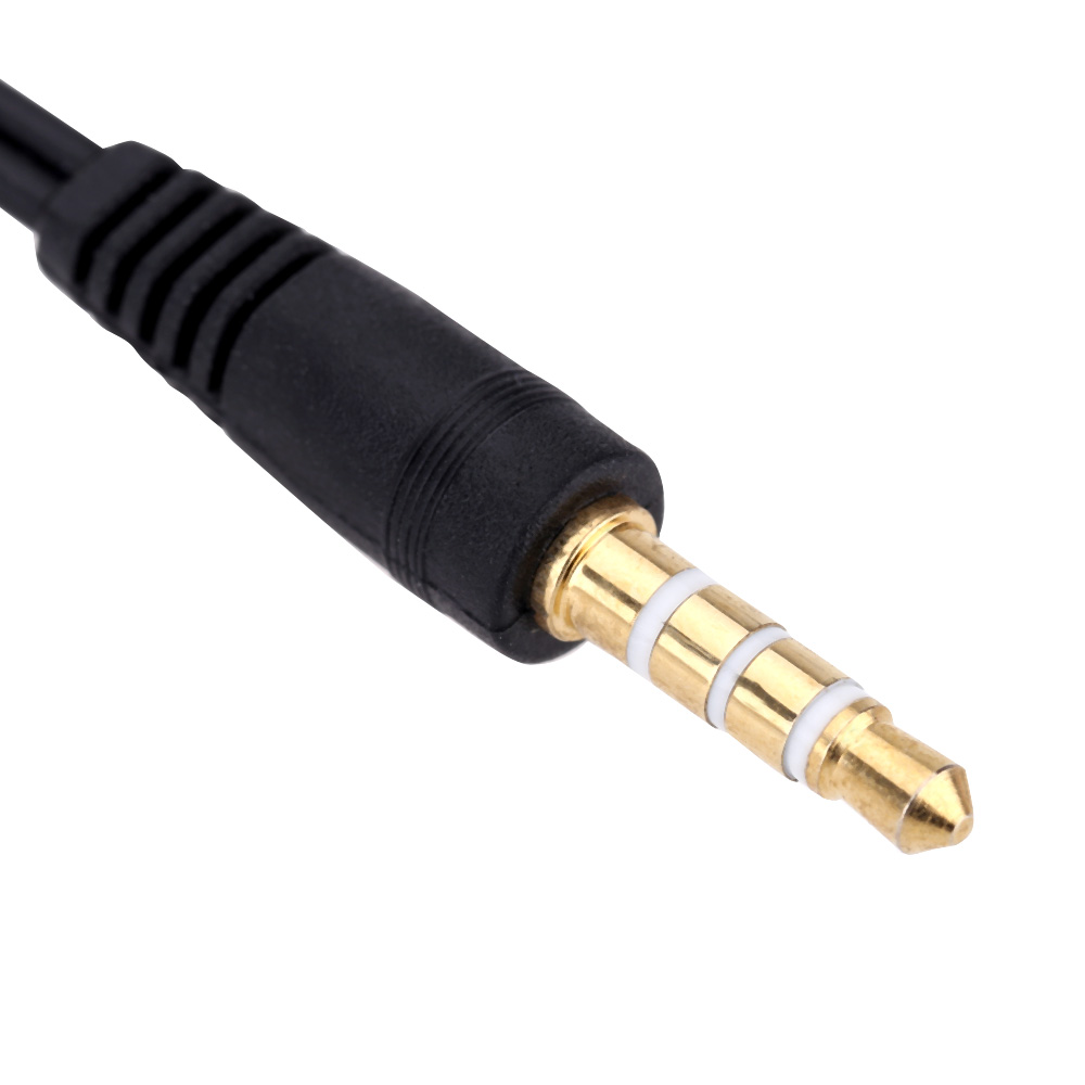 Cáp Âm Thanh 4 Đoạn 3.5mm Kết Nối Tai Nghe Micrô
