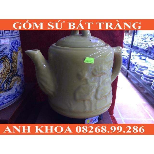 Bình sắc thuốc Bát Tràng - Gốm sứ Bát Tràng Anh Khoa