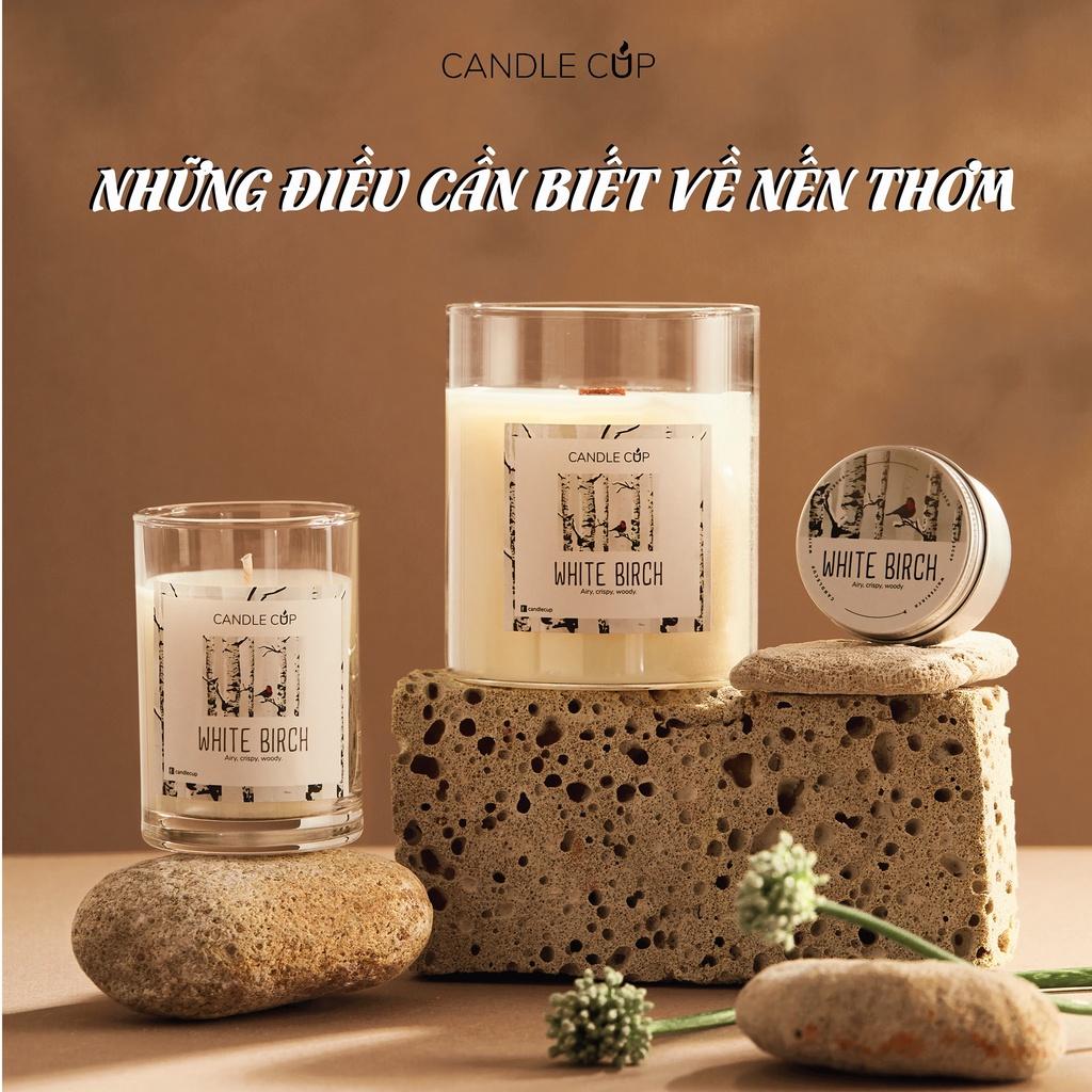 Nến thơm thư giãn giảm stress Candle Cup - Thành phần tự nhiên an toàn