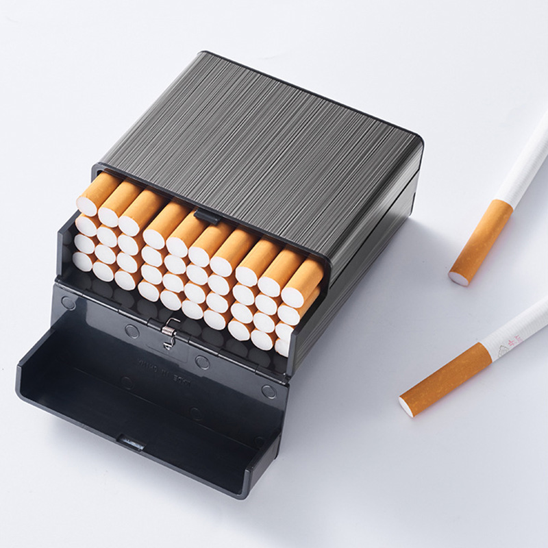 Hộp Đựng Thuốc 40 Điếu Vân Xước Nhiều Màu