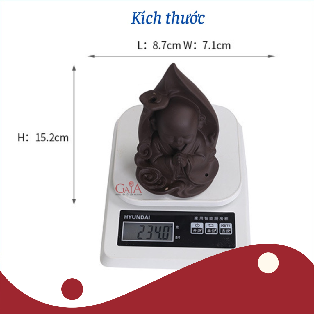 Đế nhang trầm đế xông trầm thác khói xông trầm nhà sư nhỏ trang trí nhà cửa bàn làm việc