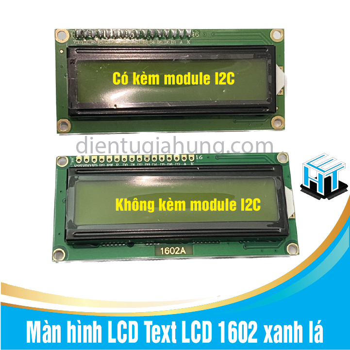 Màn hình LCD Text LCD 1602 xanh lá