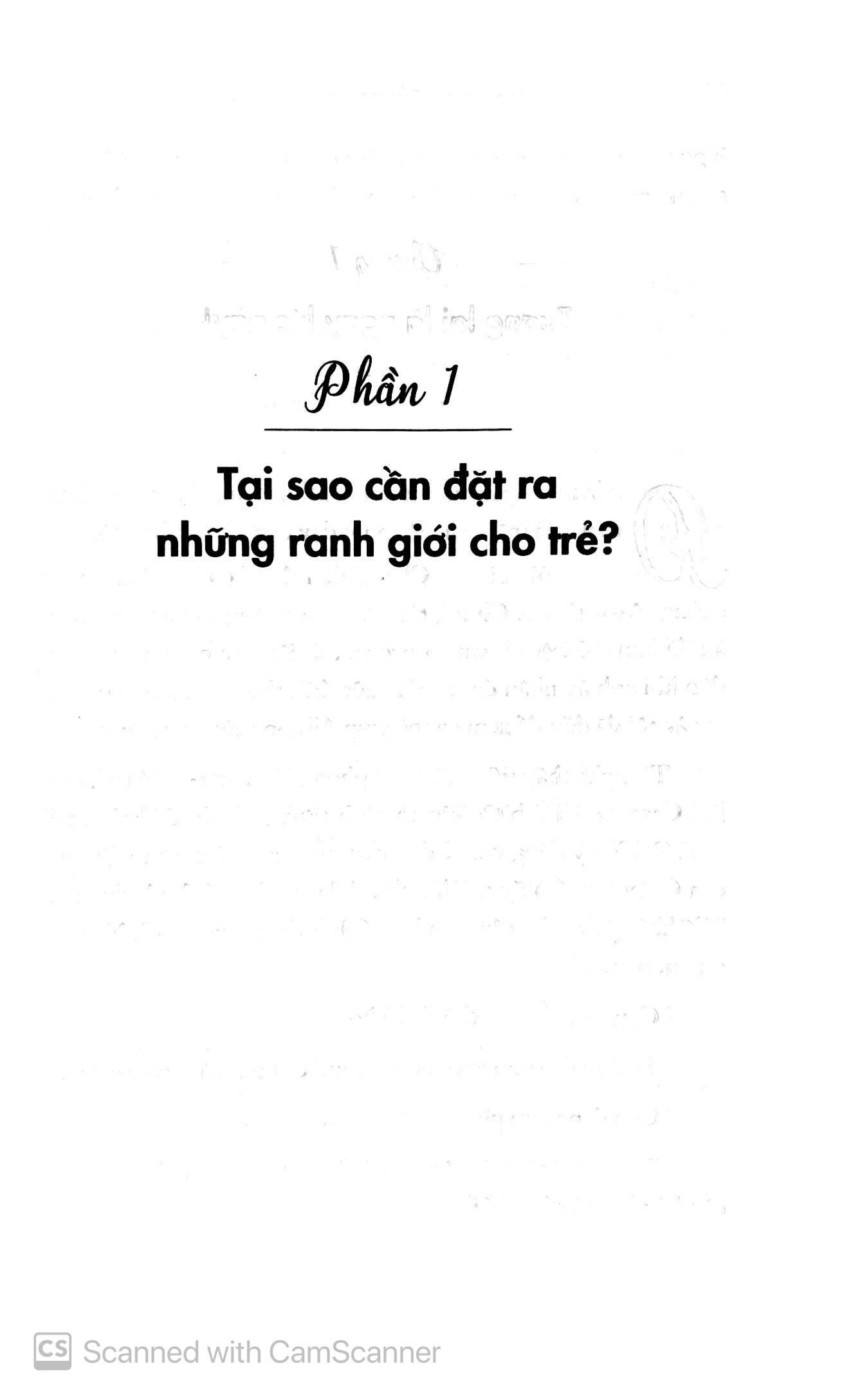 Giới Hạn Cho Con Bạn