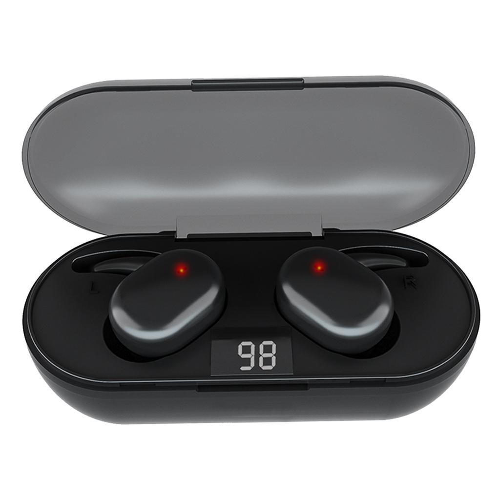 True Wireless Bluetooth 5.0 Earphones Smart Touch Control Earbuds Black