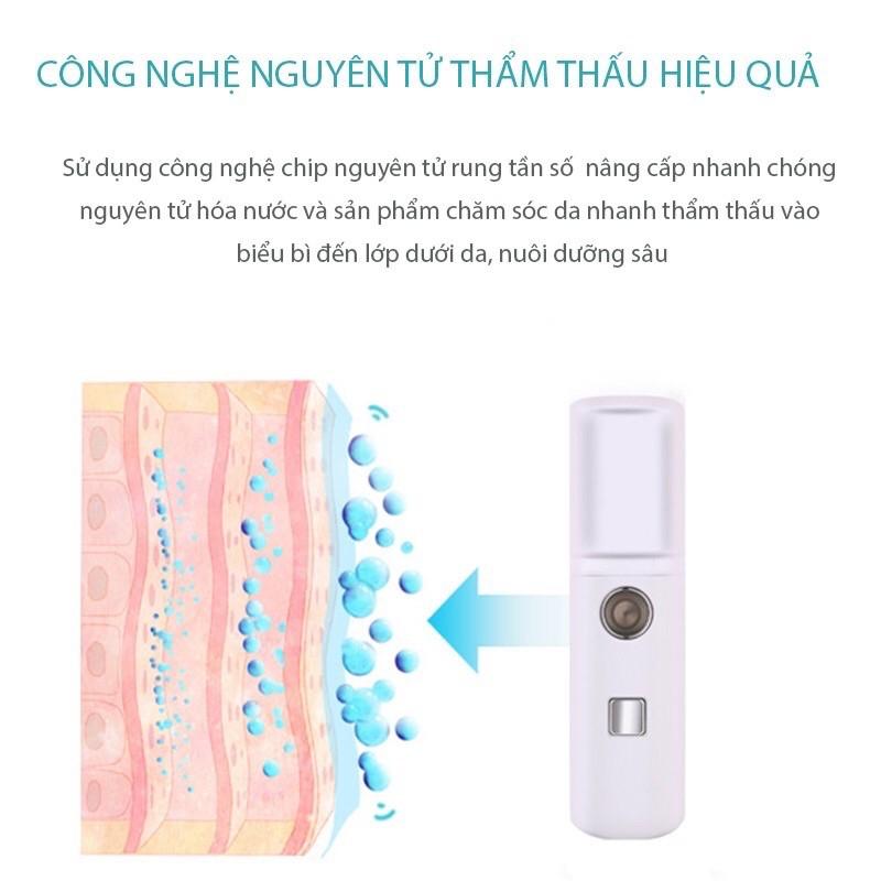 Máy phun sương mini - Máy phun sương tạo ẩm cầm tay tiện lợi với công nghệ hiện đại