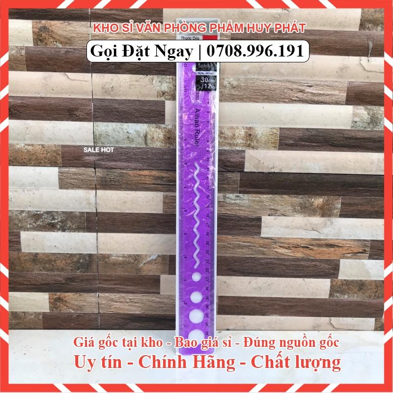 Thước nhựa siêu dẻo nhiều màu 20cm,30CM