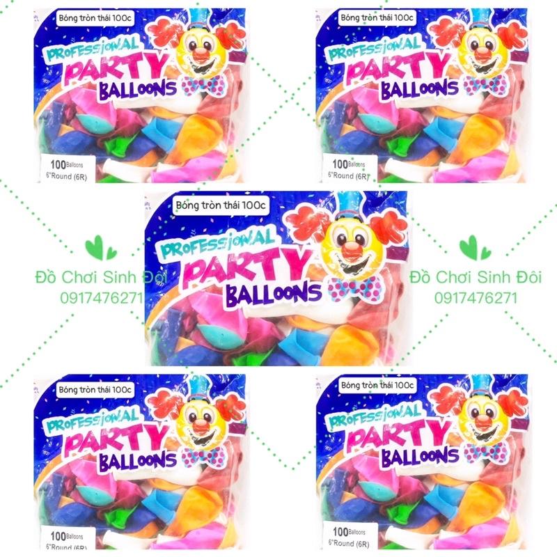Bong bóng thái tròn nhỏ - combo 500 cái