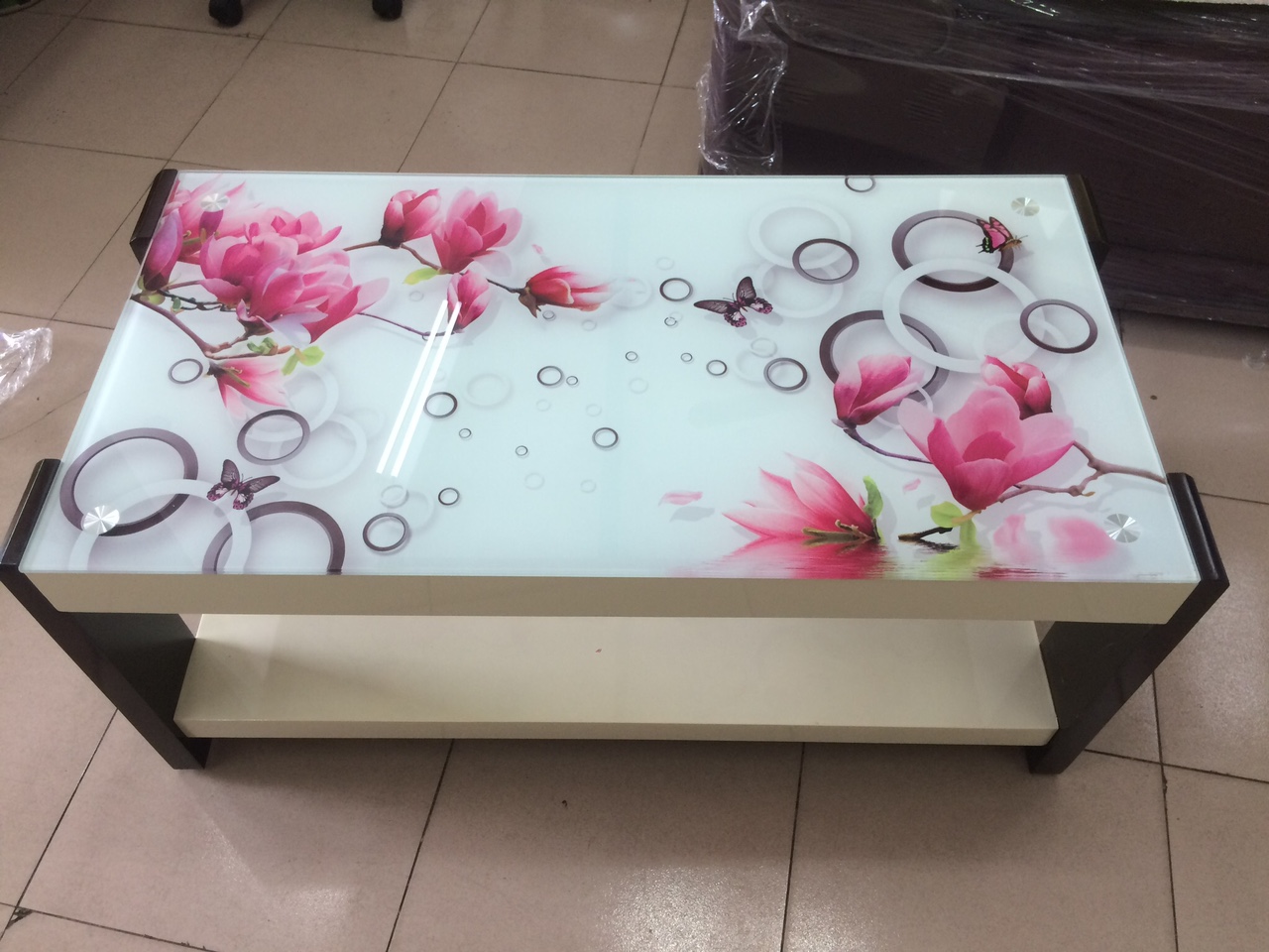 Bàn trà sofa in họa tiết 3D Juno Sofa (nhiều màu)