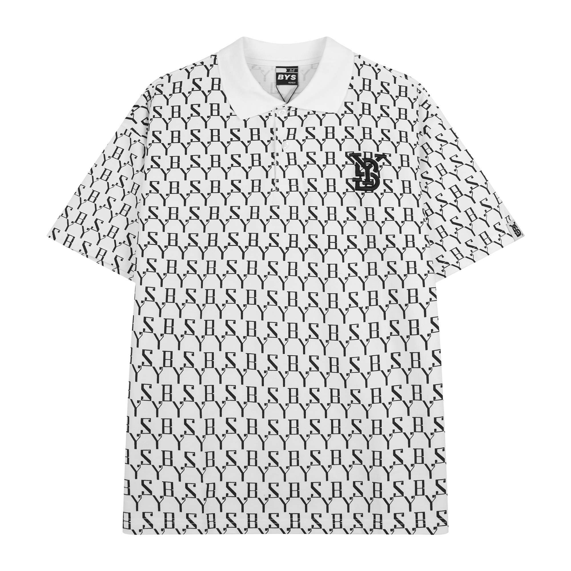 Áo thun polo unisex Local Brand BYS - MONOGRAM