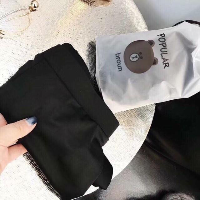 Quần legging gấu siêu co dãn form ôm