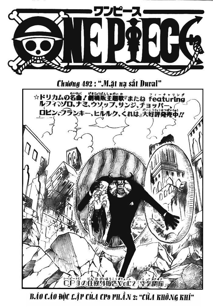đảo hải tặc - one piece chapter 492 4