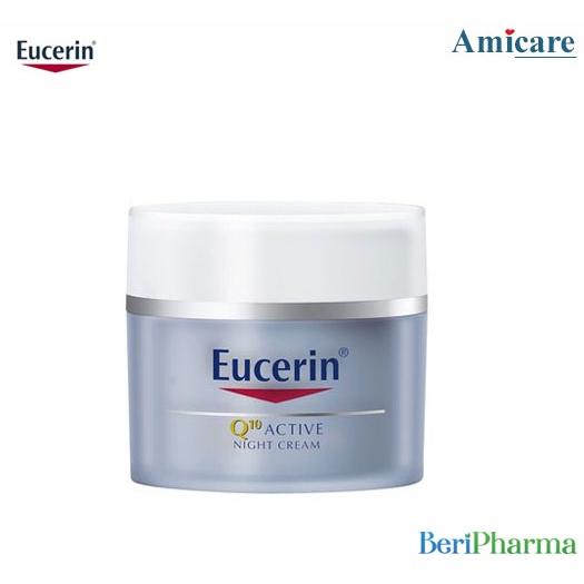 Eucerin Kem Dưỡng Ẩm Chống Lão Hóa Ban Đêm Q10 Active Night Cream 50ml