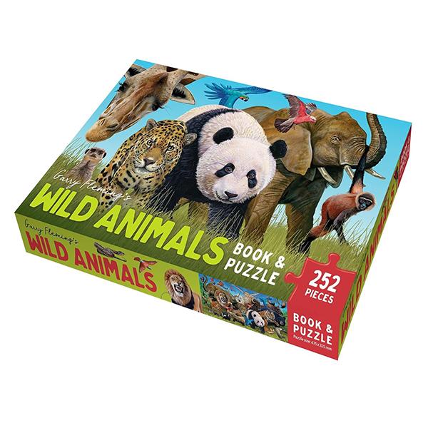 Garry Fleming's Wild Animals - Book &amp; Jigsaw Vol. 2