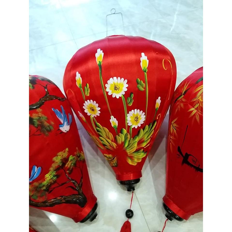 Bộ đèn Lồng Hội An 4 cây tứ quí