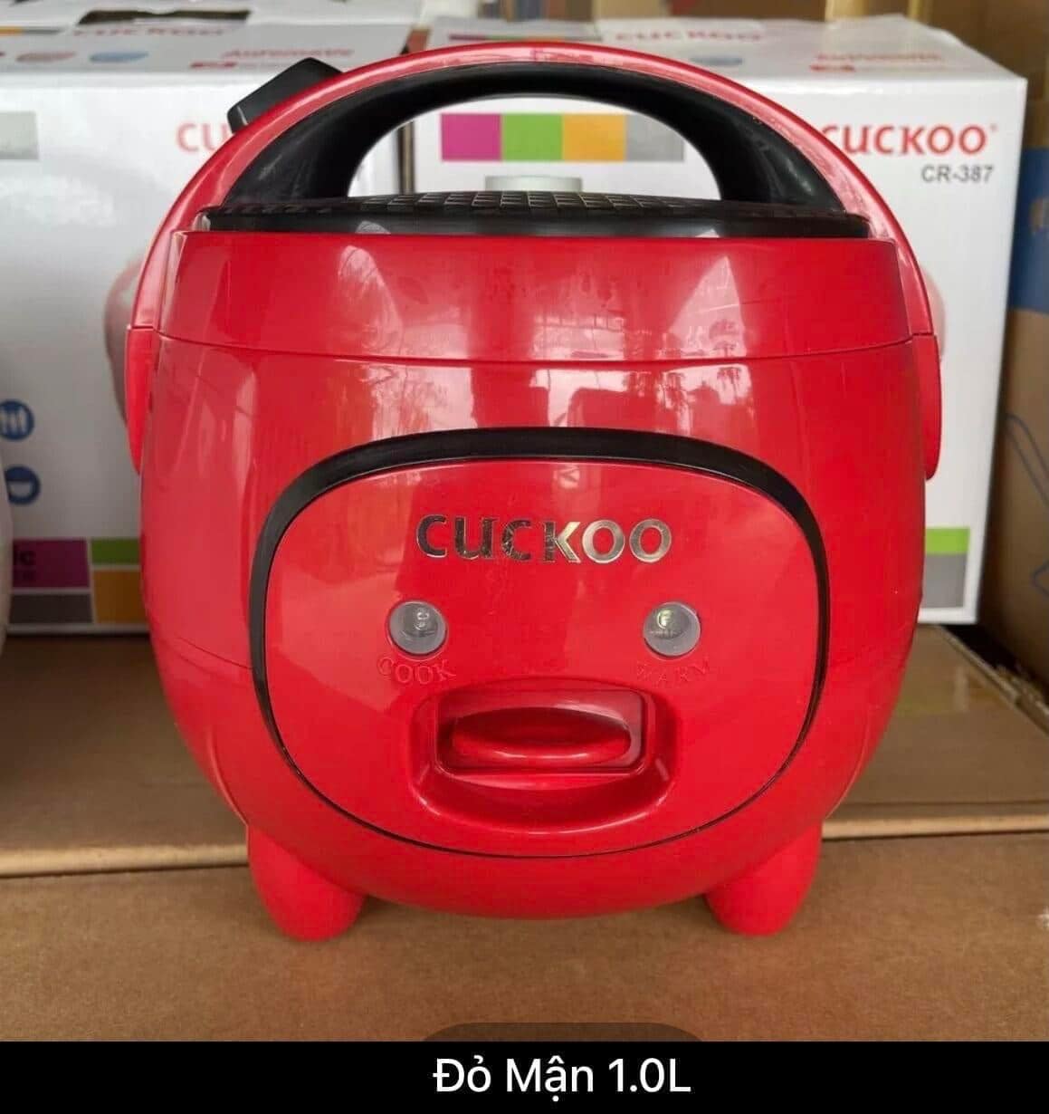 Nồi cơm điện mini Cuckoo 3D dung tích 1L 1,2L 1,8 hàn quốc lòng siêu dày - Giao mầu ngẫu nhiên