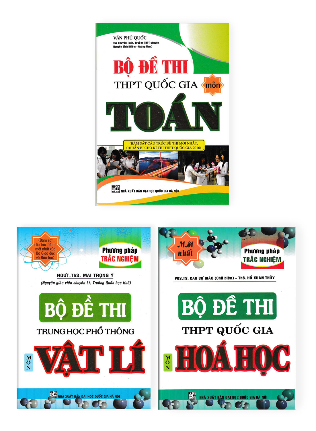 Combo Bộ Đề Luyện Thi THPT Quốc Gia Môn Toán - Lý - Hóa