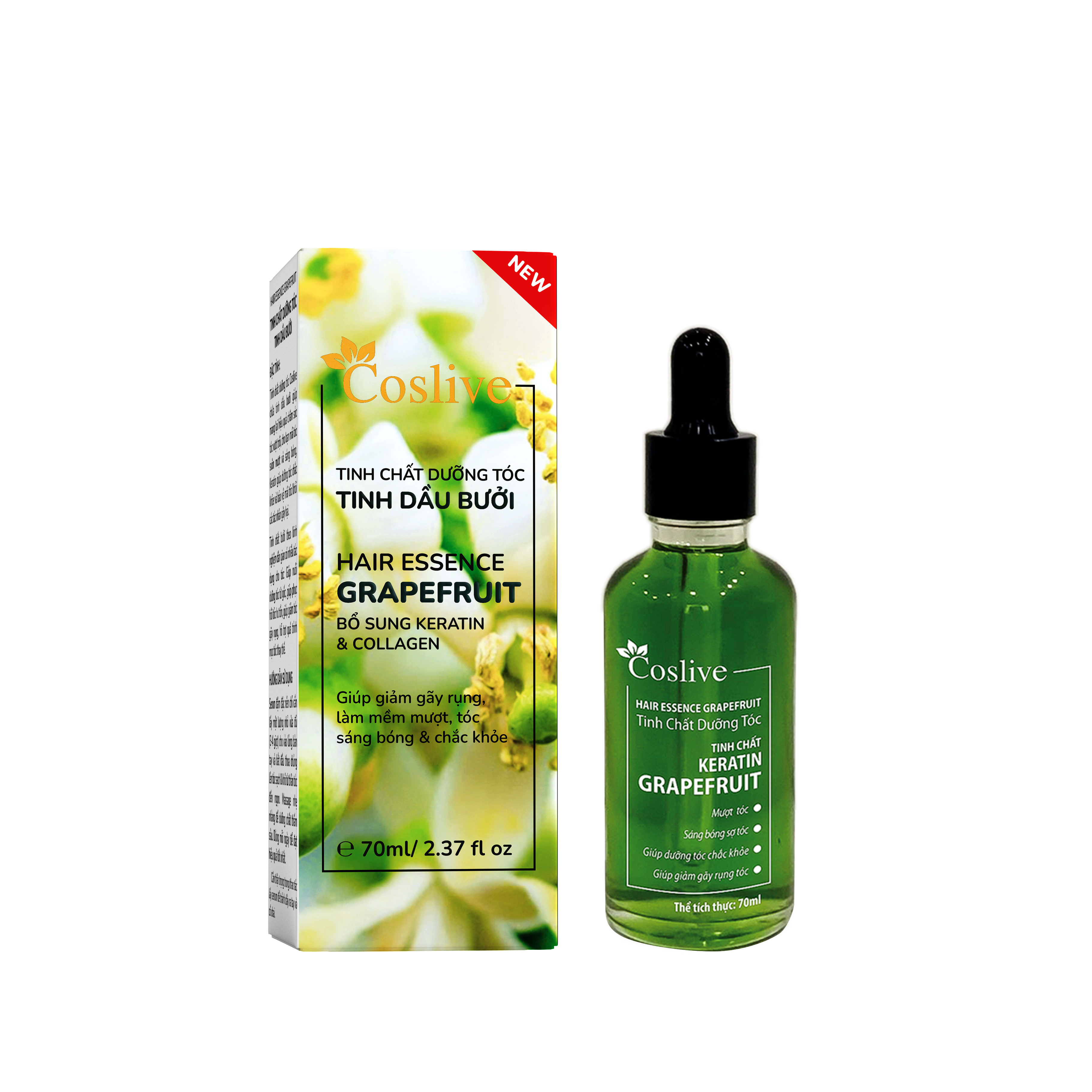 Tinh Chất Dưỡng Tóc Bưởi Coslive 70ml