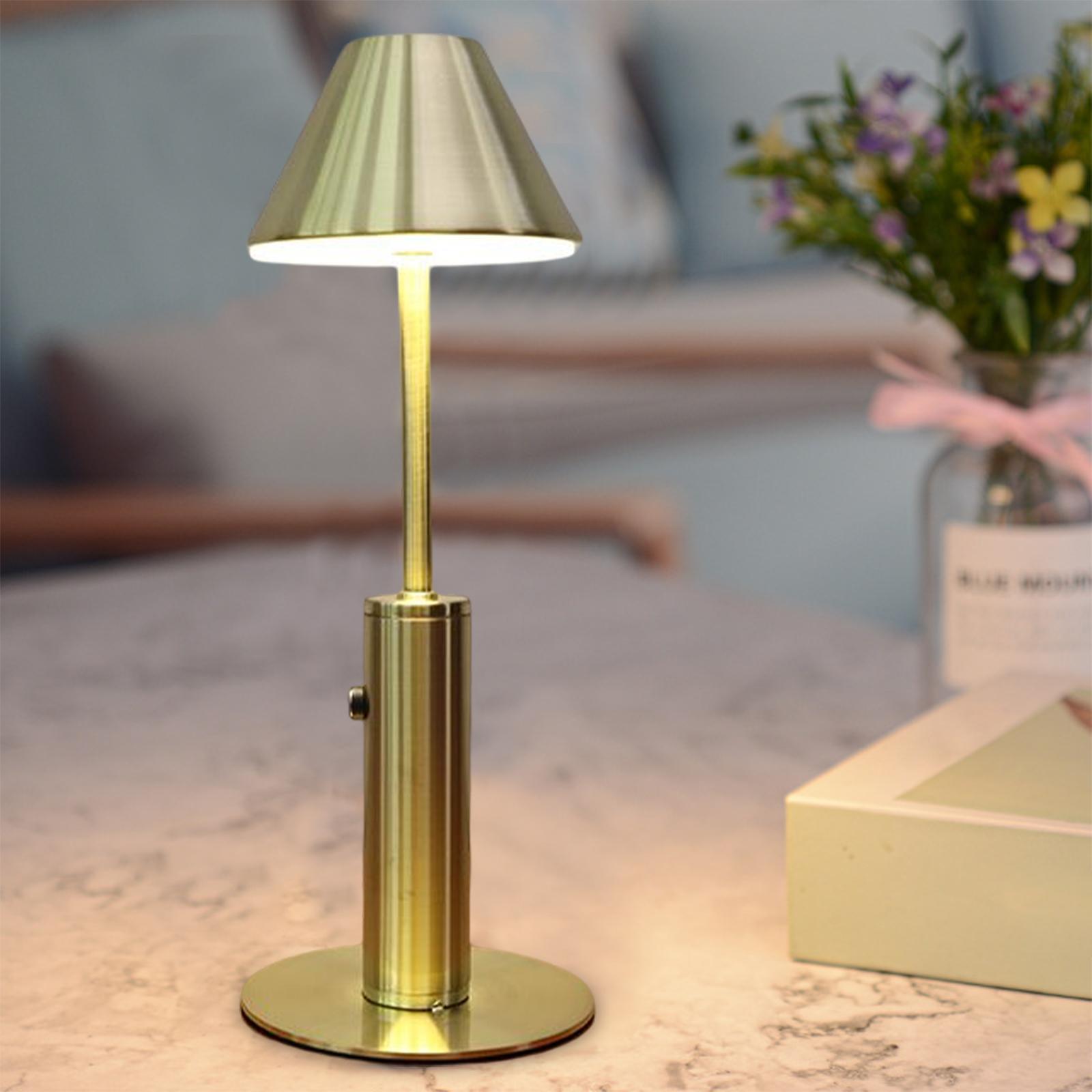 Dimmable Table Lamp Bar Decor Battery Desk Bedside