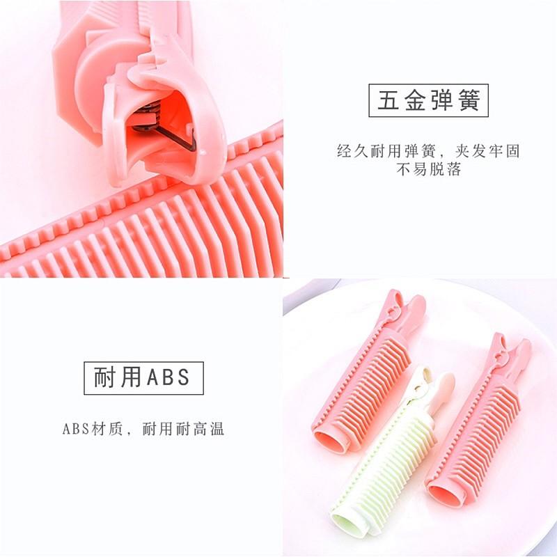 Set 3 lô kẹp uốn phồng chân tóc Hàn quốc màu pastel dễ thương