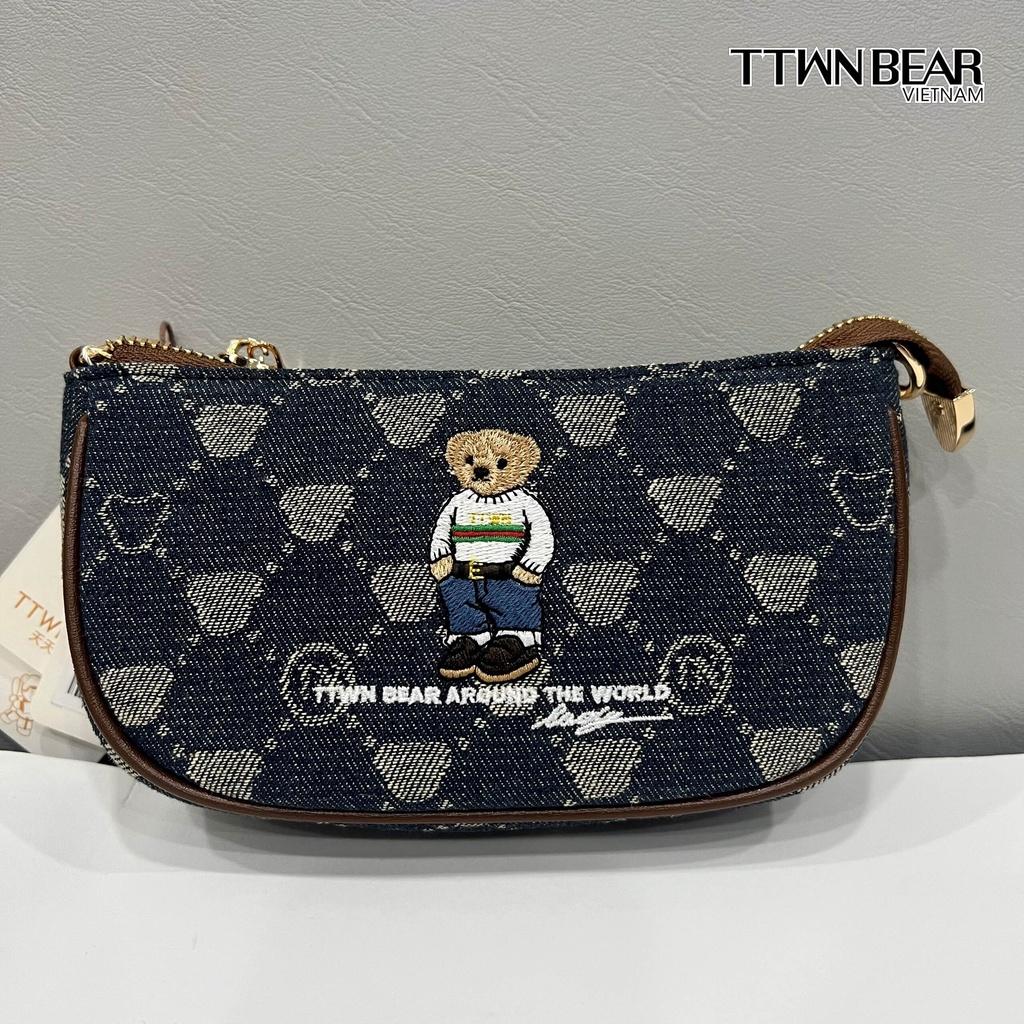 Túi xách nữ TT2372 đeo vai, đeo chéo đi dự tiệc, đi chơi chính hãng TTWN BEAR
