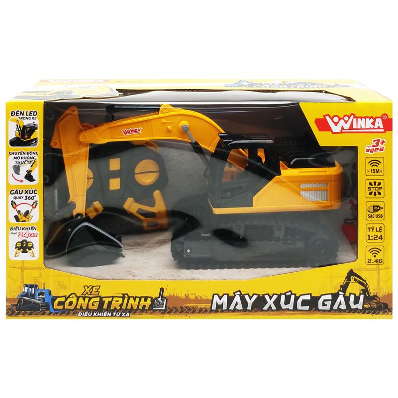 Đồ Chơi Mô Hình Xe Xúc Gàu Điểu Khiển Từ Xa - Winka DK81266