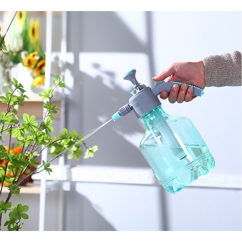 Bình Xịt Tưới Cây 3 Lít Màu Xanh Trong SuốtTiện Dụng, Phun Sương Tưới Cây Cảnh, Làm Vườn, Chất Liệu An Toàn