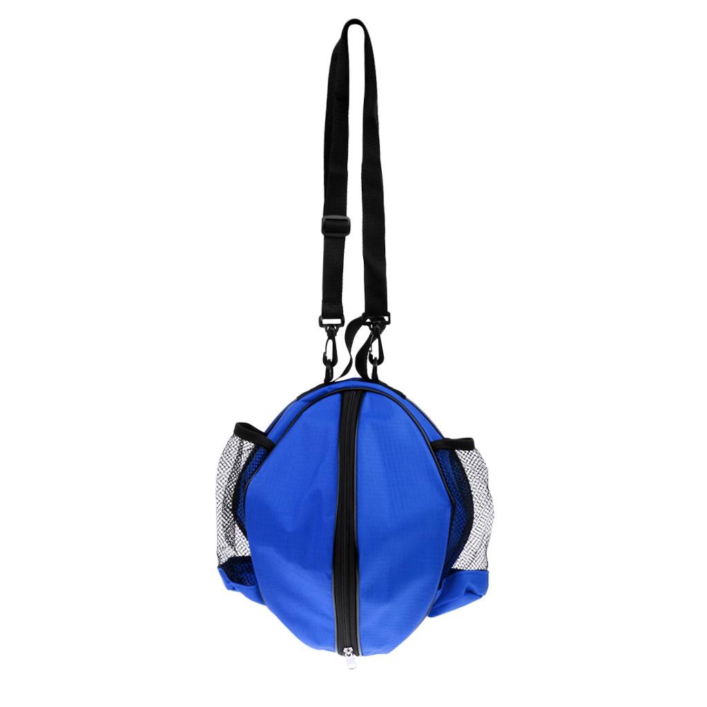 Waterproof Basketball Soccer Carrying Bag Volleyball Handbag Case with Adjustable Shoulder Strap Blue/Black/Red