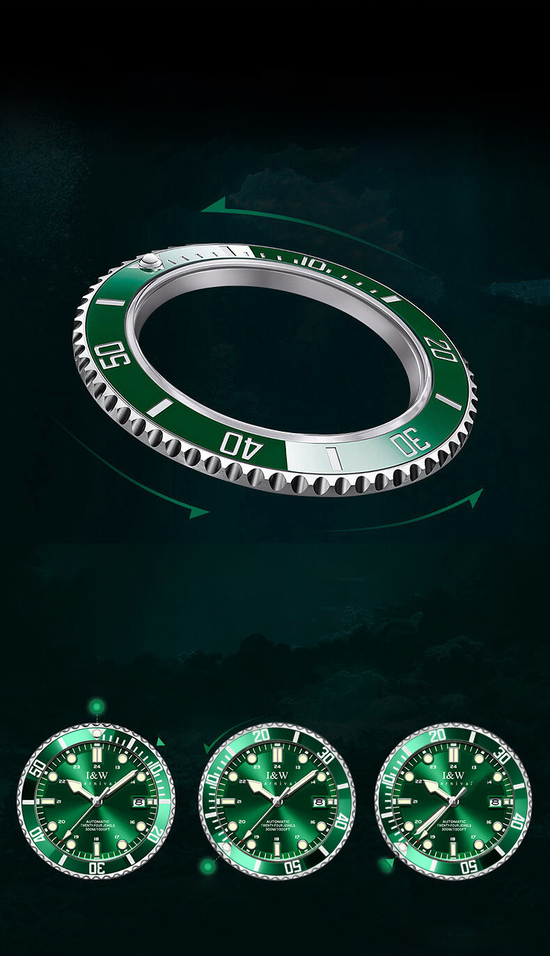Đồng hồ nam chính hãng IW Carnival IW726G-6 ,Kính sapphire,chống xước,Chống nước30m,BH24 tháng,Máy điện tử(pin),dây da