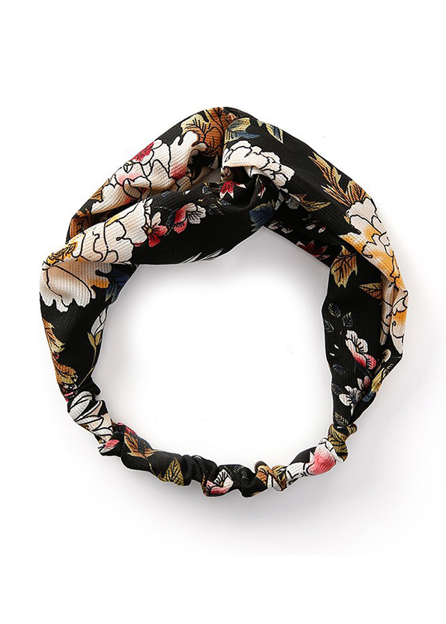 Băng đô chéo họa tiết hoa xinh xắn