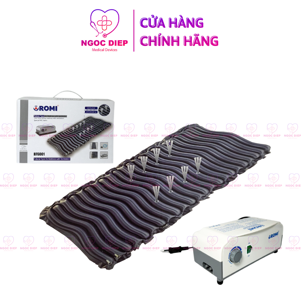 Đệm hơi chống loét có thông khí cao cấp OROMI HF6001 - Nệm chống loét cho người già, người bệnh