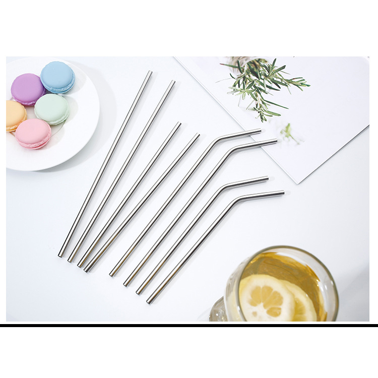 Ống Hút Kim Loại Không Gỉ Tái Sử Dụng Thân Thiện Với Môi Trường Stainless Steel Straws