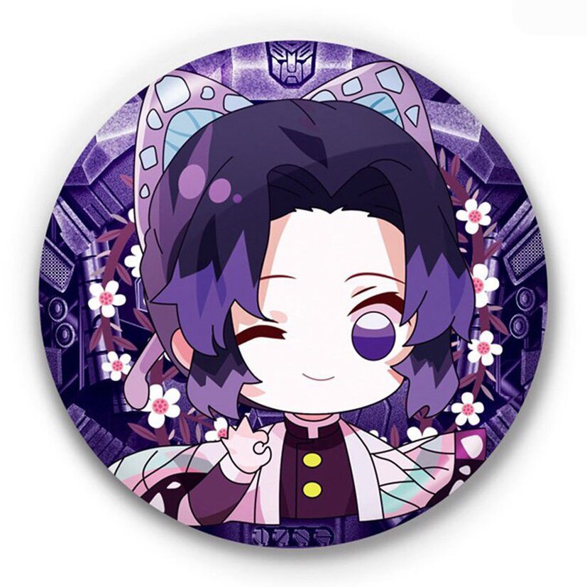 Set 9 huy hiệu Kimetsu no Yaiba Thanh gươm diệt quỷ