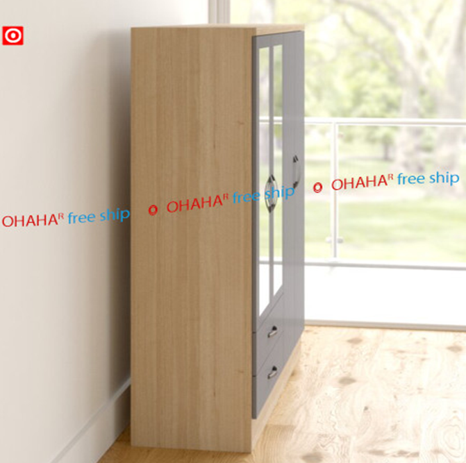 TỦ QUẦN ÁO GỖ CÔNG NGHIỆP CAO CẤP 4 CÁNH OHAHA - TACC011