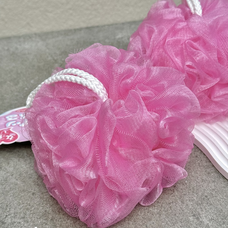 Bông tắm tròn tạo bọt mịn Kikron Ø12cm