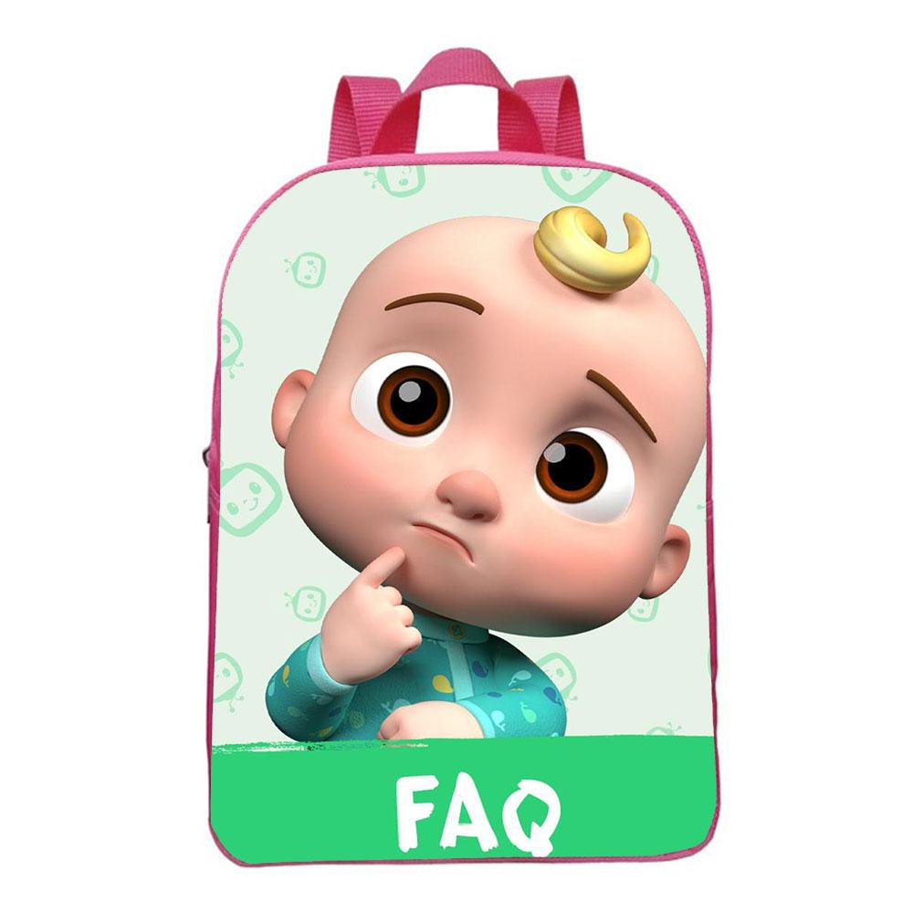 12 Inch Cocomelon Trường Túi Mẫu Giáo Nhỏ Sinh Đựng Hoạt Hình Cosplay Bé Trai Bé Gái Nhỏ Ba Lô Trẻ Em Hình Hoạt Hình Có Túi