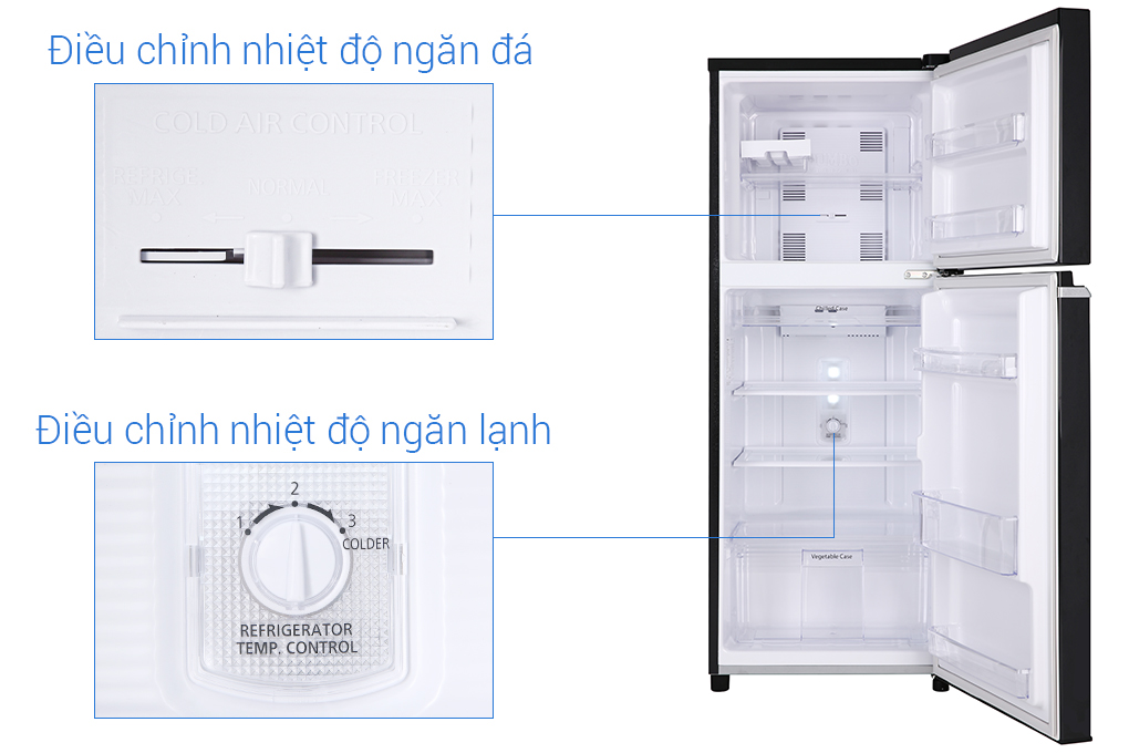 Tủ lạnh Inverter Panasonic NR-BA229PKVN (188L) - Hàng chính hãng - Giao HCM và 1 số tỉnh thành