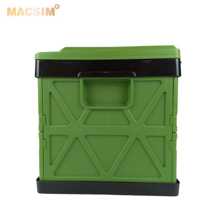 Hộp đựng đồ xếp gọn kích thước 50cm x 32cm x 31cm-nhãn hiệu Macsim 3W chất liệu PP cao cấp màu xanh