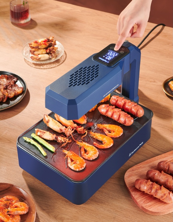 Bếp Nướng Điện Không Khói 360 độ Smokeless &amp;amp; BBQ Party LCD