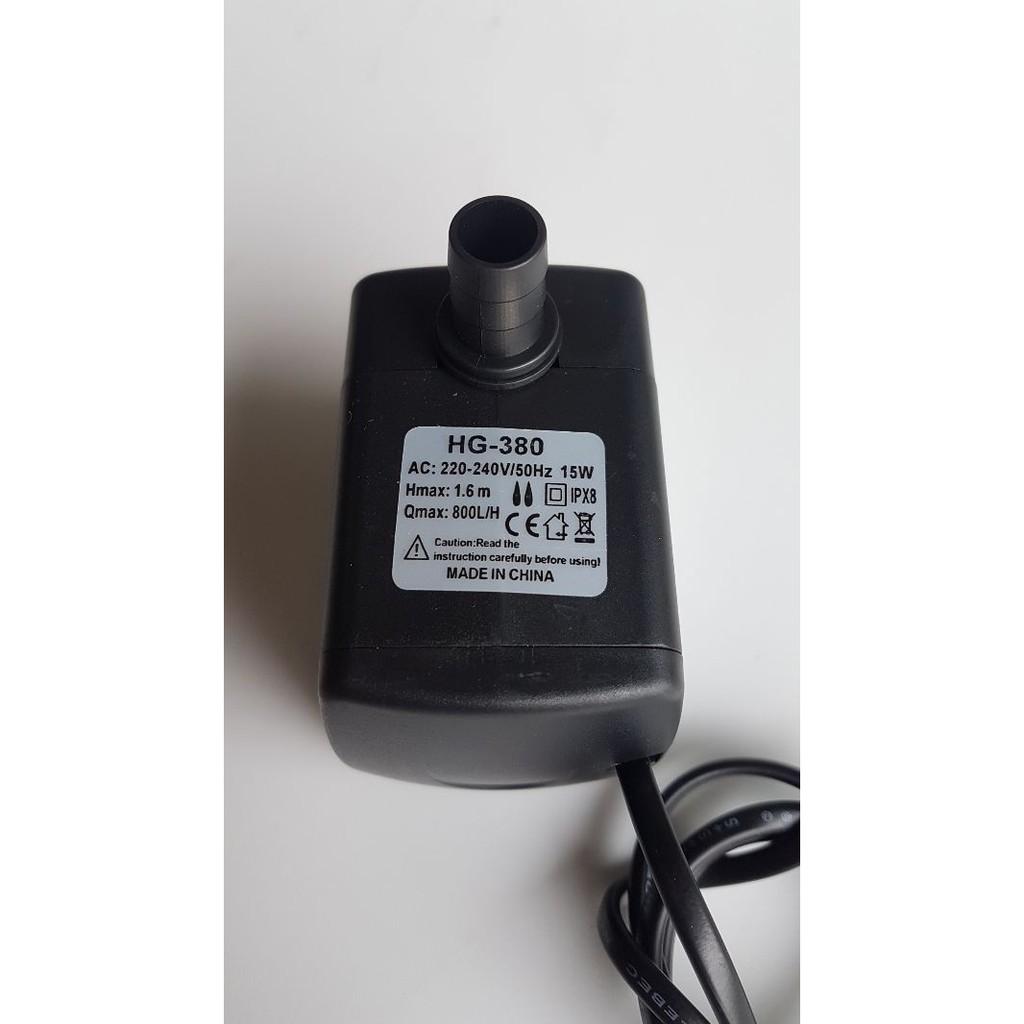 Máy bơm nước bể cá mini và quạt hơi nước 7w 9w 13w 18w - 220V