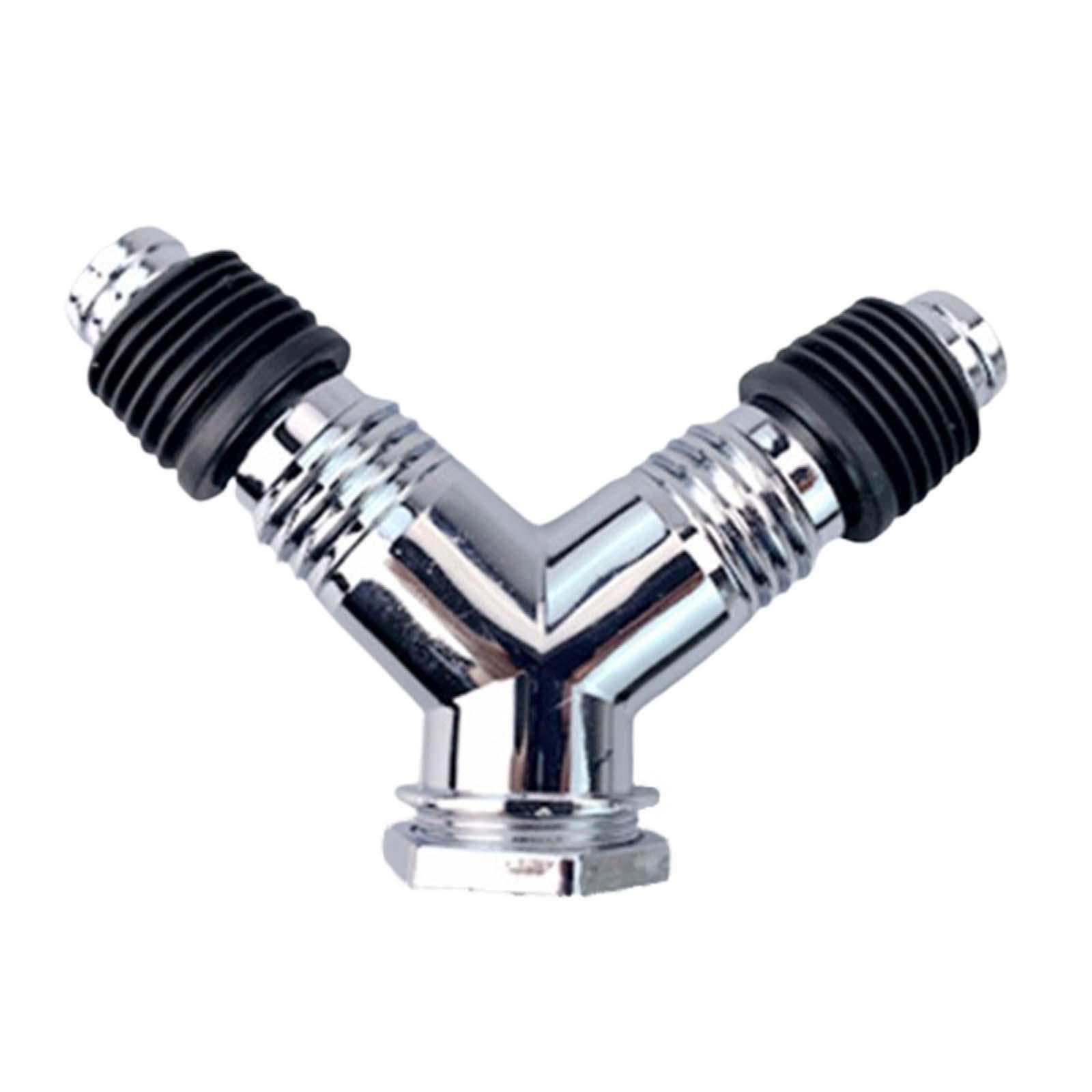 Y Pipe Connector Hose Adapter for Kitchen Washing Machine Bathroom