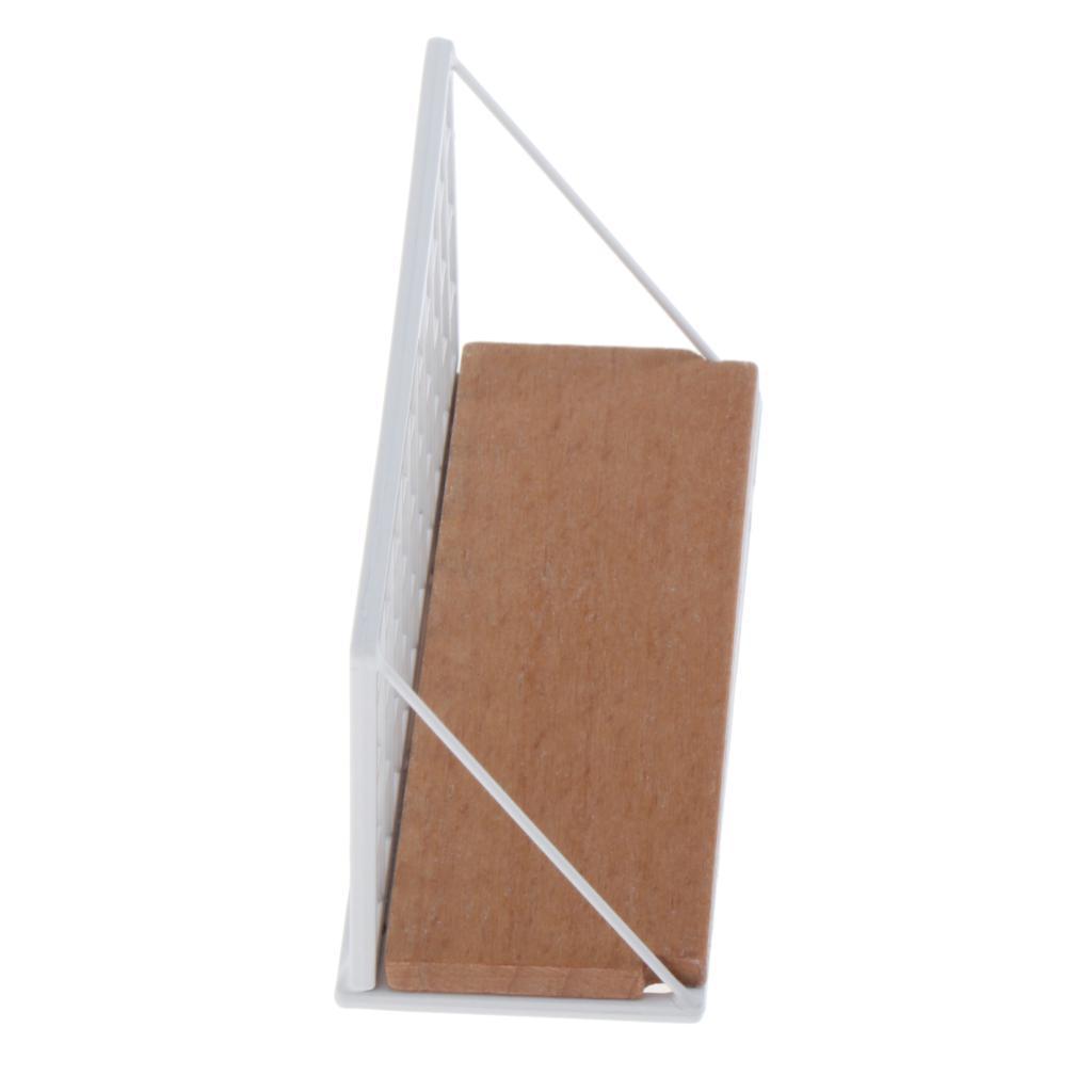 1/12 House Miniature Furniture Room White Wall Shelf Rack Kit