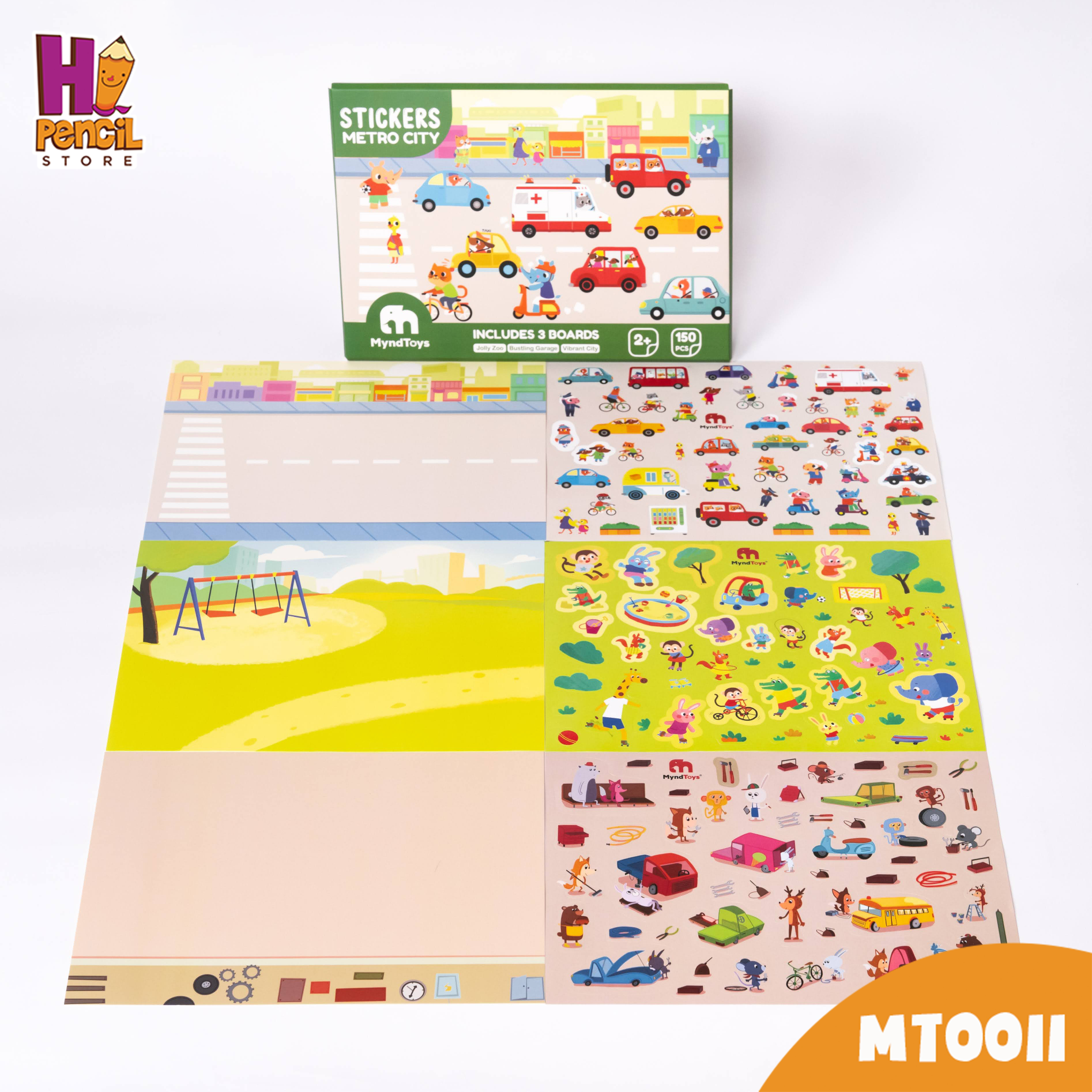 Sticker Dán MyndToys Chủ Đề Thành Phố Metro City