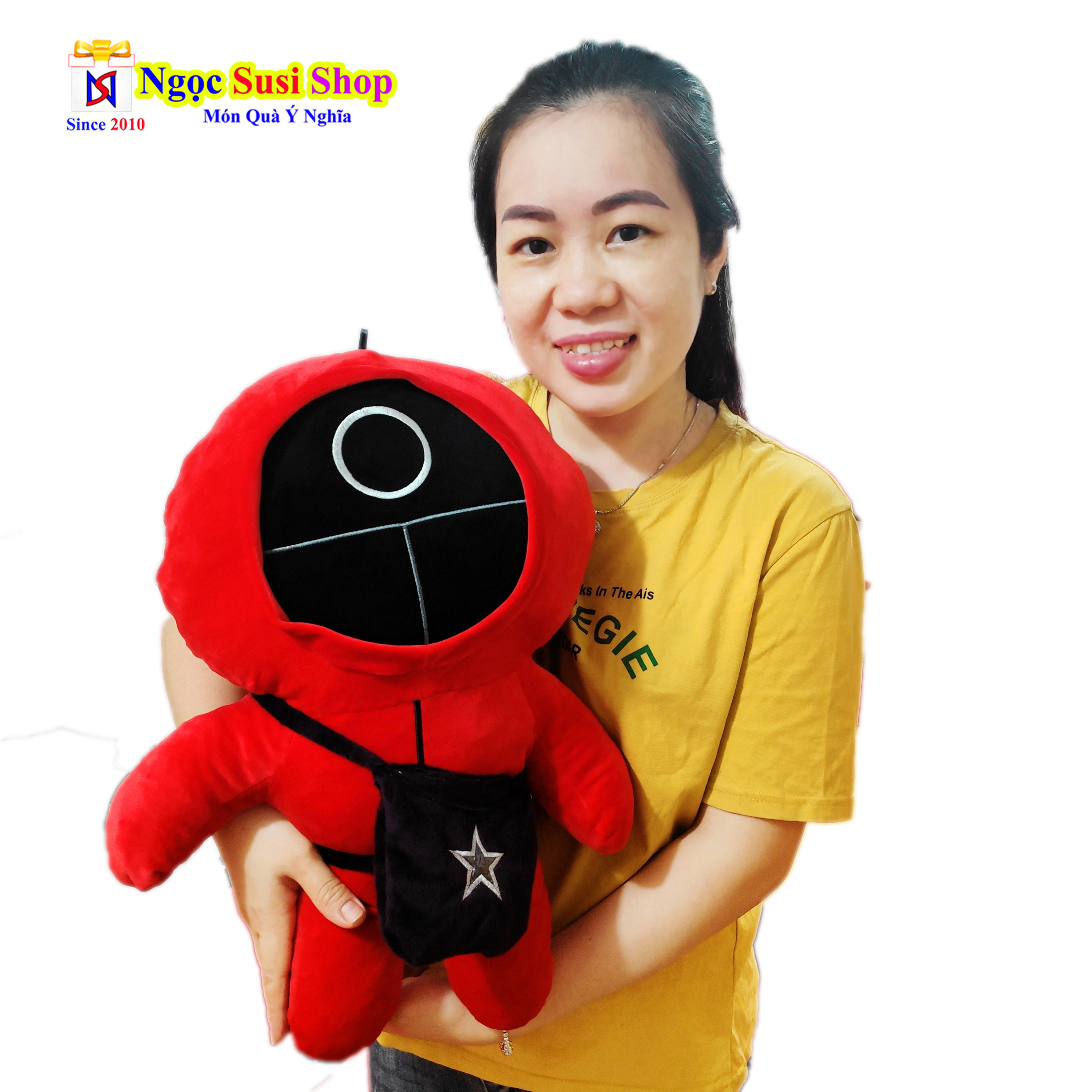 GỐI ÔM SQUID GAME TRỎ CHƠI CON MỰC